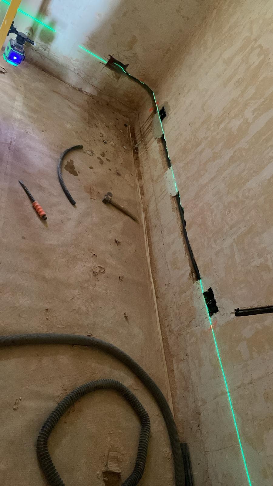 Zona antes de instalar el suelo